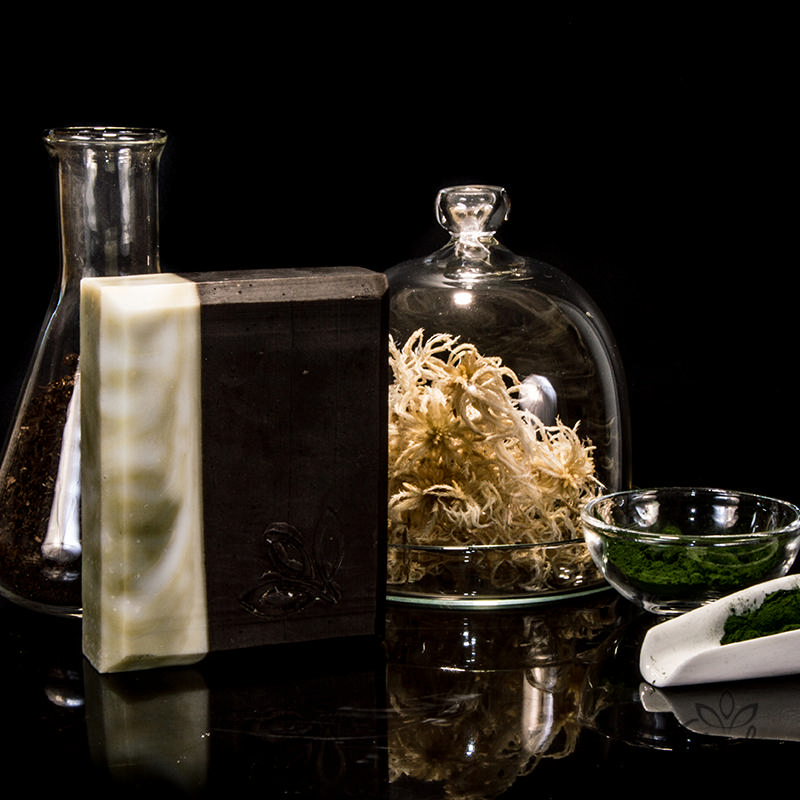 Rašelinové mýdlo s chlorellou hranaté 95g