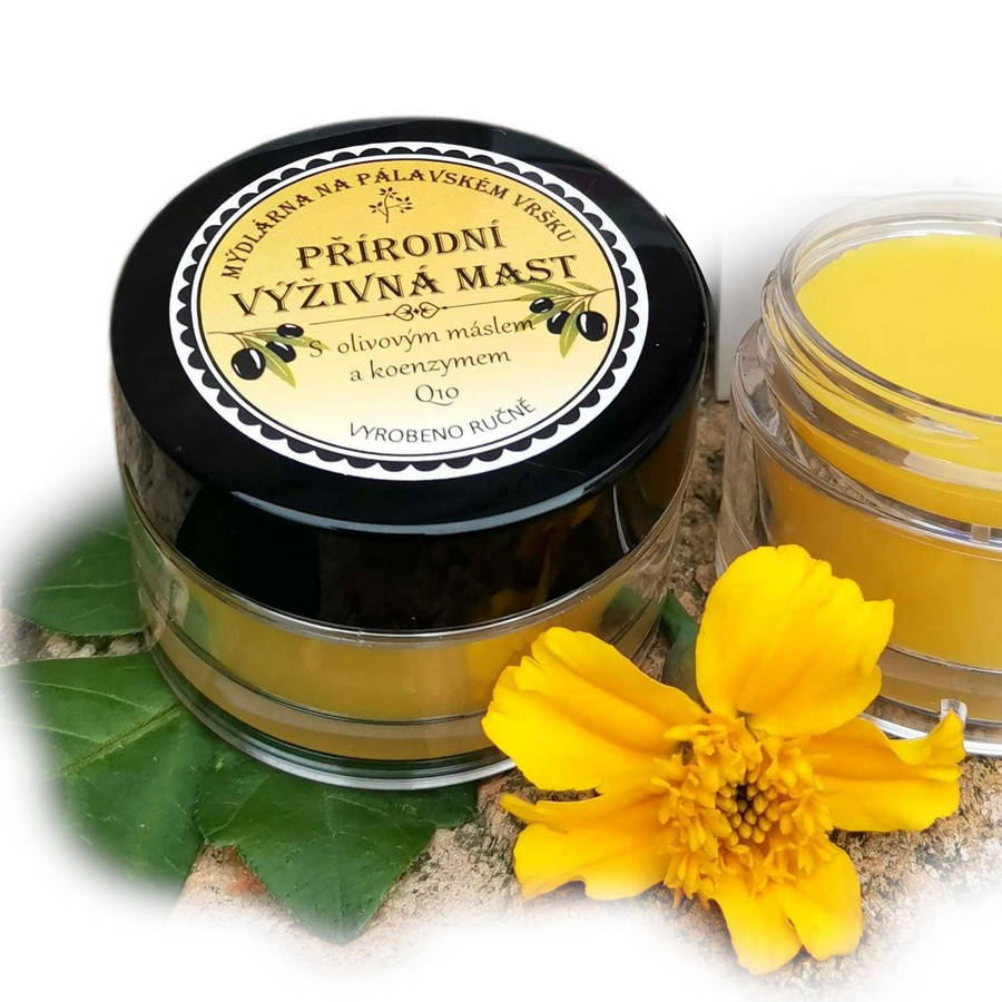 Mýdlárna na Pálavském Vršku - výživná mast s Q10 a olivovým máslem