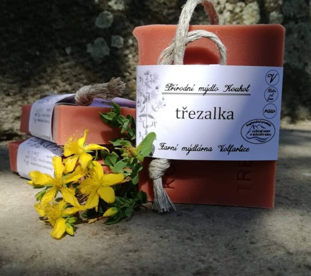 přírodní mýdla Koukol s třezalkou