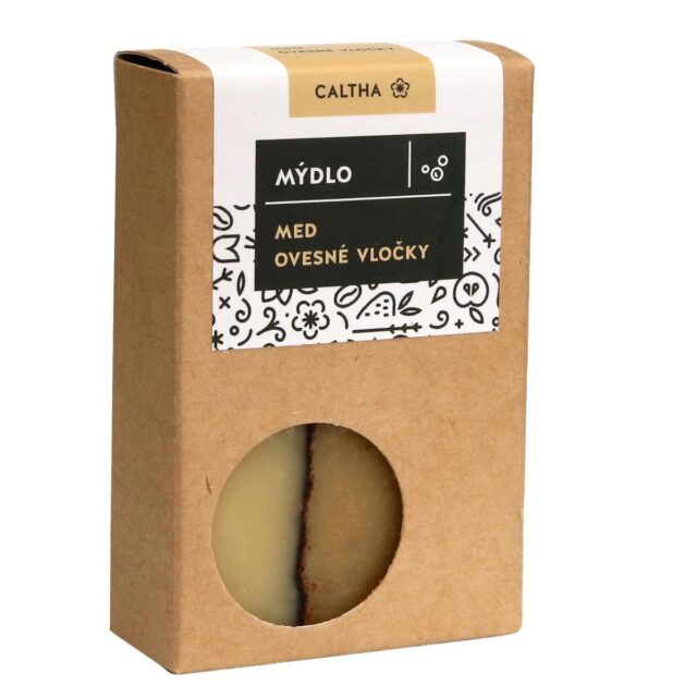 ceské mýdlo CALTHA - med a ovesné vločky