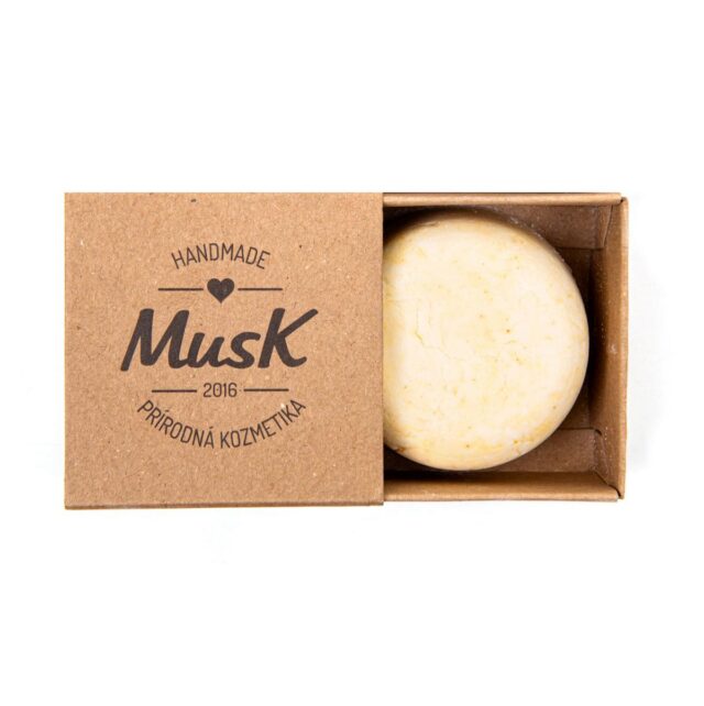 ceskemydlo.cz šampuk MusK v krabičce 80g