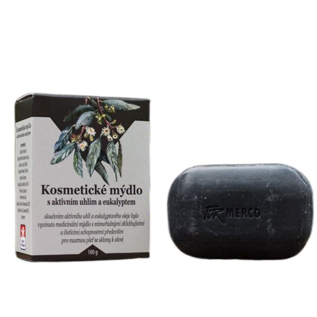 For MERCO kosmetické mýdlo s aktivním uhlím a eukalyptem