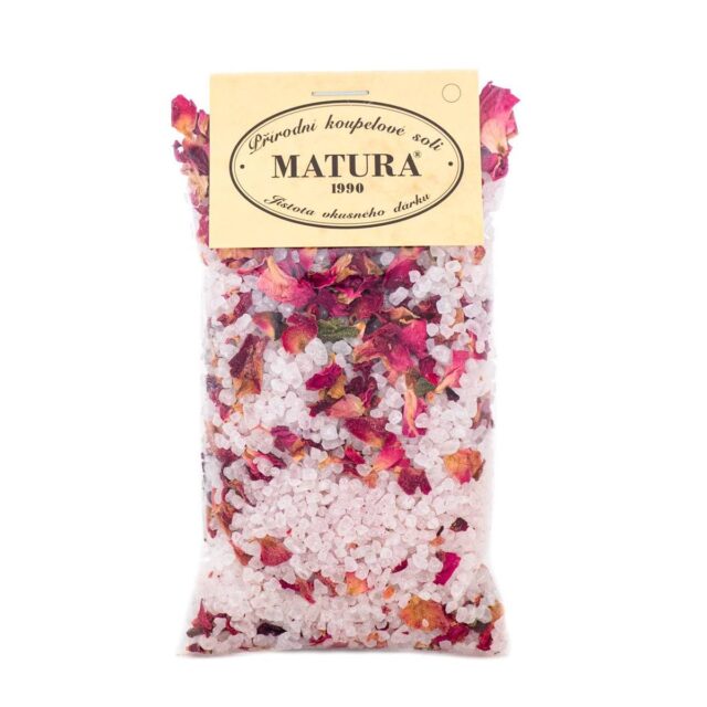Vonná koupelová sůl MATURA - růže