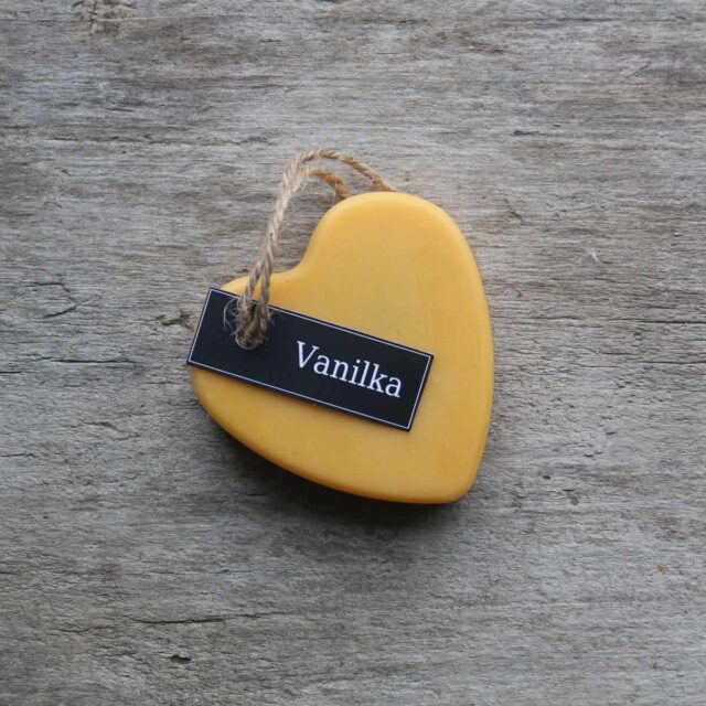 vonný sojový vosk do skříně na provonění prádla VANILKA