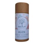 přírodní non-toxic deodorant růže v papírové tubě
