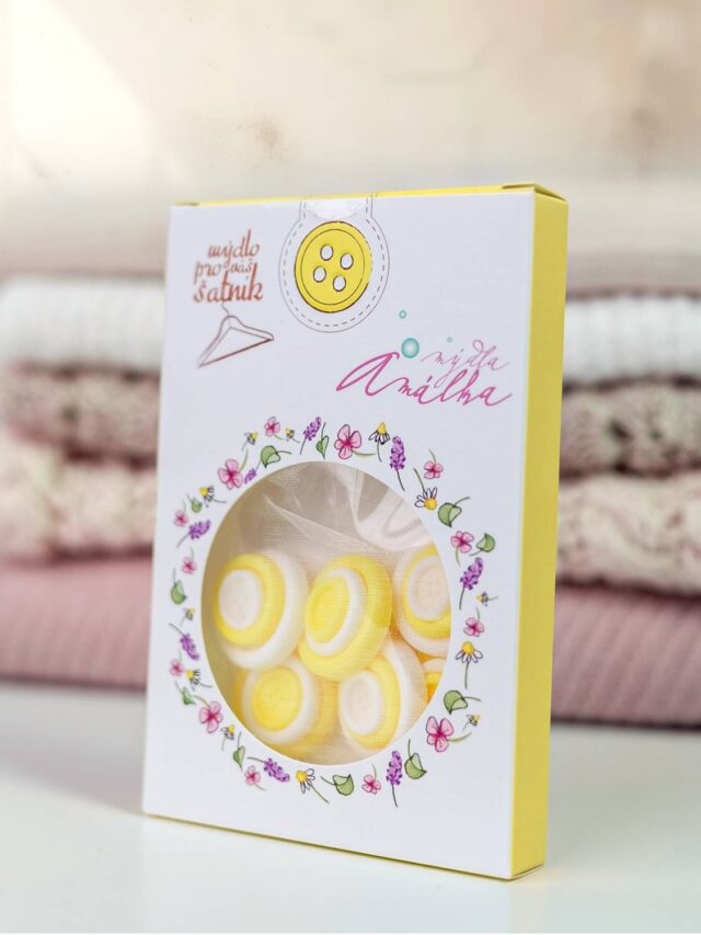 Vonné knoflíčky do šatníku - dlouhotrvající vůně do skříně v organzovém sáčku