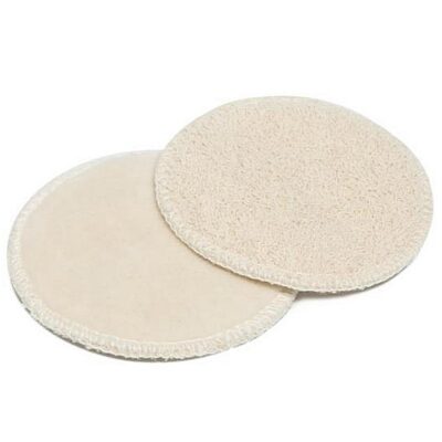 pratelné odličovací tampóny z biobavlny s froté stranou 2ks, velké 9cm