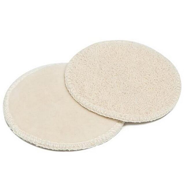 pratelné odličovací tampóny z biobavlny s froté stranou 2ks, velké 9cm