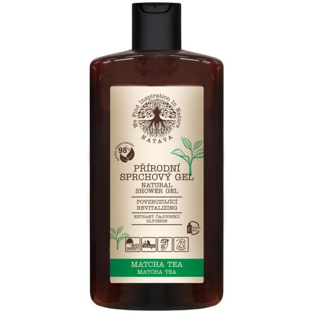 NATAVA přírodní sprchový gel 250ml MATCHA TEA