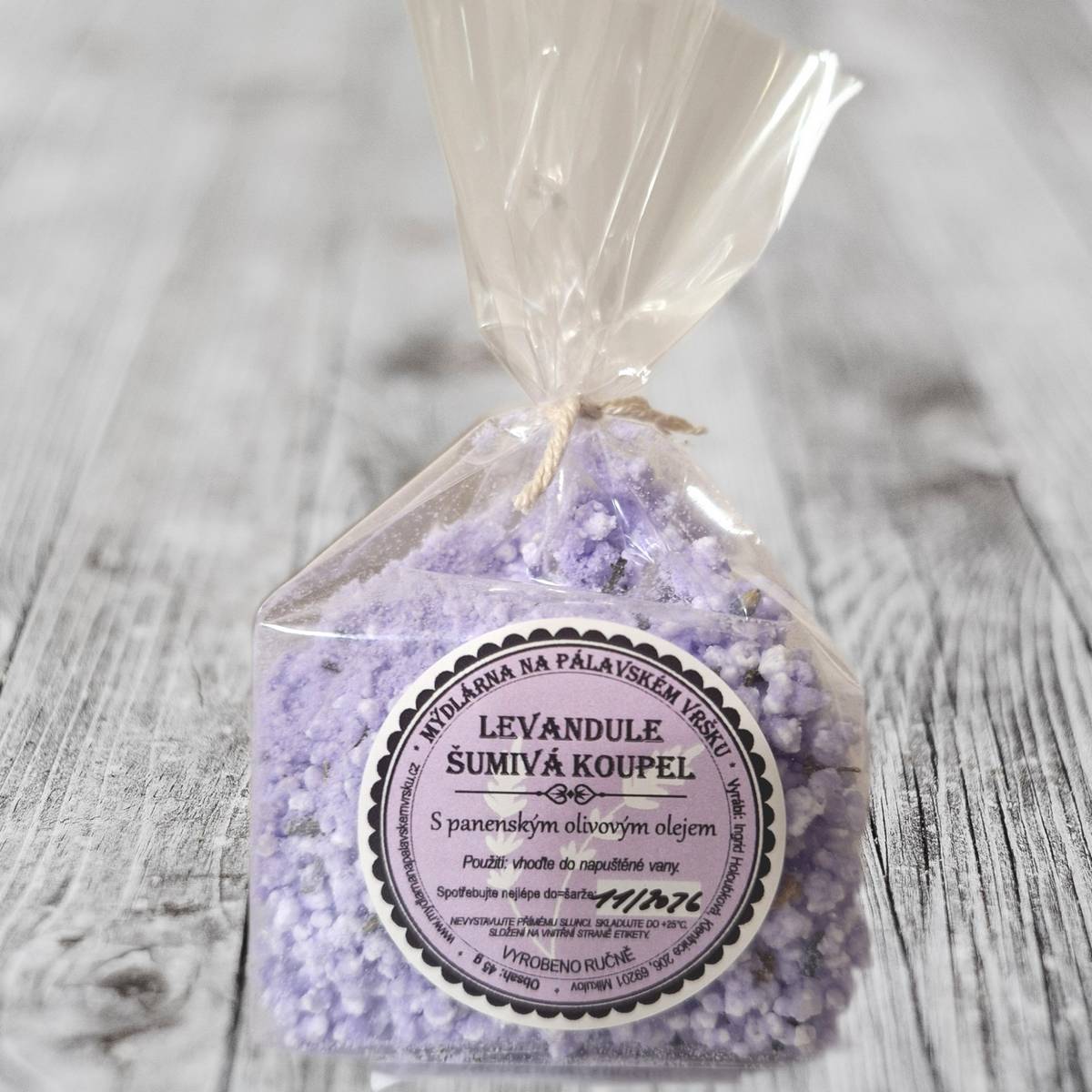 sypká šumivka do vany