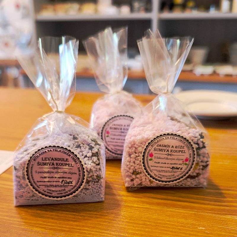 sypká šumivá koupul do vany