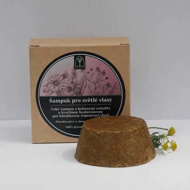 Regenerační šampuk pro světlé vlasy s kyselinou hyaluronovou