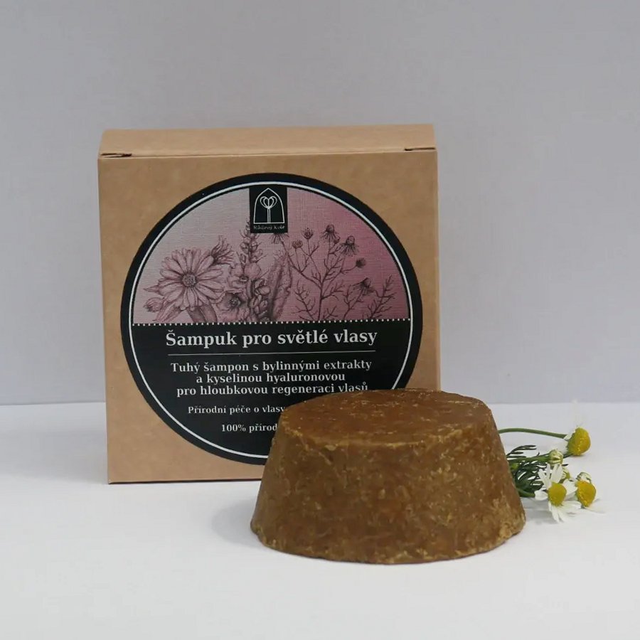 Regenerační šampuk pro světlé vlasy s kyselinou hyaluronovou