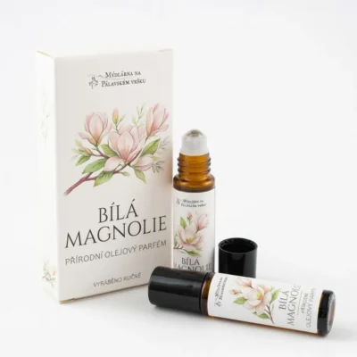 přírodní roll-on olejový parfém Bílá magnolie